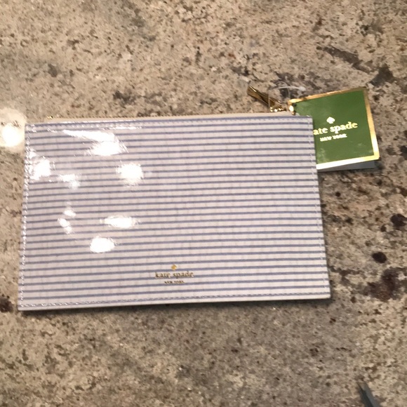 Kate Spade Seersucker Pencil Pouch - Picture 2 of 8